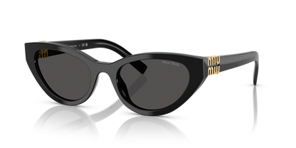 משקפי שמש מיו מיו שחור-אפור | MIU MIU MU A04S Black-Grey