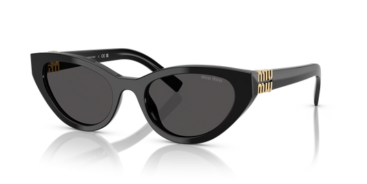 משקפי שמש מיו מיו שחור-אפור | MIU MIU MU A04S Black-Grey