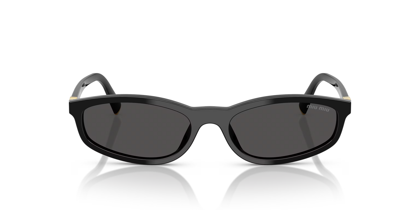 משקפי שמש מיו מיו שחור-אפור | MIU MIU MU A06S Black-Grey