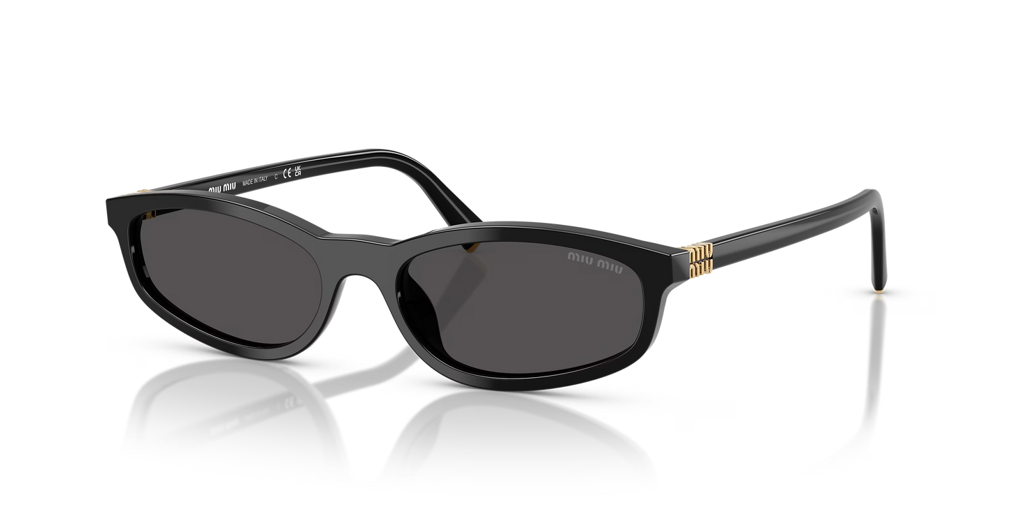 משקפי שמש מיו מיו שחור-אפור | MIU MIU MU A06S Black-Grey