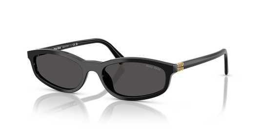 משקפי שמש מיו מיו שחור-אפור | MIU MIU MU A06S Black-Grey