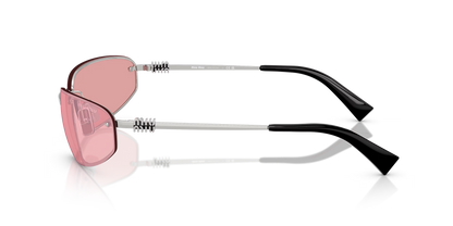 משקפי שמש מיו מיו כסף-ורוד | MIU MIU MU A50S Silver-Pink