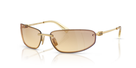משקפי שמש מיו מיו זהב-צהוב | MIU MIU MU A50S Gold-Yellow