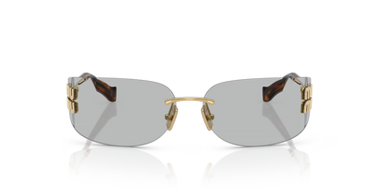 משקפי שמש מיו מיו זהב-אפור | MIU MIU MU A51S Gold-Grey