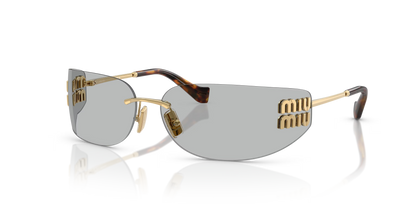 משקפי שמש מיו מיו זהב-אפור | MIU MIU MU A51S Gold-Grey