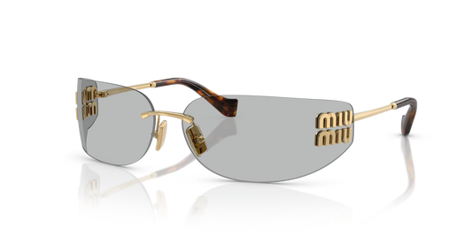 משקפי שמש מיו מיו זהב-אפור | MIU MIU MU A51S Gold-Grey