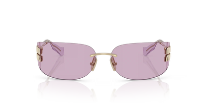 משקפי שמש מיו מיו זהב-ורוד | MIU MIU MU A51S Gold-Pink