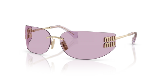 משקפי שמש מיו מיו זהב-ורוד | MIU MIU MU A51S Gold-Pink