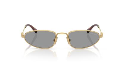 משקפי שמש מיו מיו זהב-אפור | MIU MIU MU A52S Gold-Grey