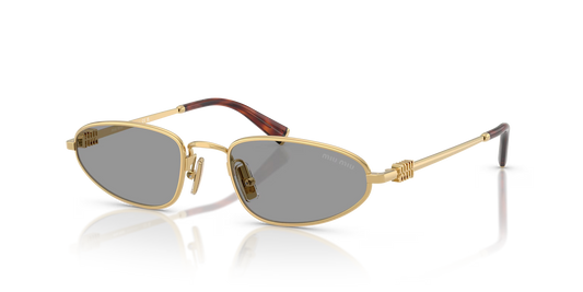משקפי שמש מיו מיו זהב-אפור | MIU MIU MU A52S Gold-Grey