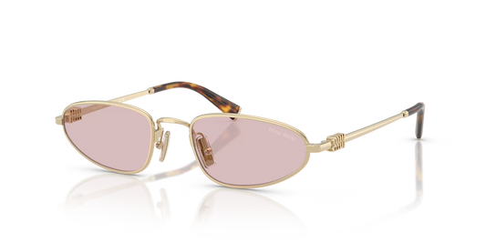 משקפי שמש מיו מיו זהב-ורוד | MIU MIU MU A52S Gold-Pink