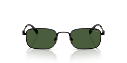 משקפי שמש מיו מיו שחור-ירוק | MIU MIU MU A53S Black-Green