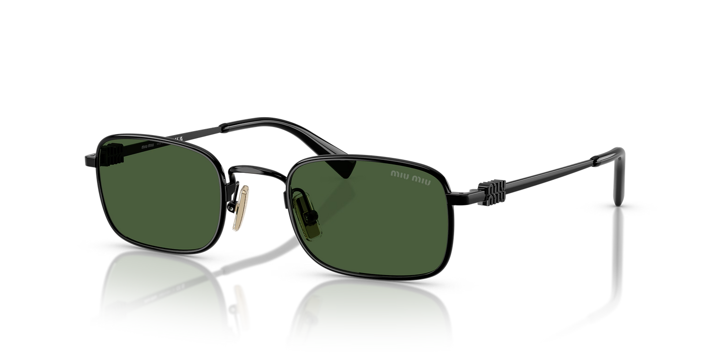 משקפי שמש מיו מיו שחור-ירוק | MIU MIU MU A53S Black-Green