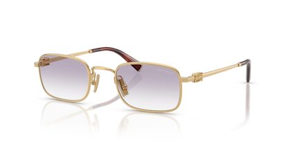 משקפי שמש מיו מיו זהב-אפור | MIU MIU MU A53S Gold-Grey