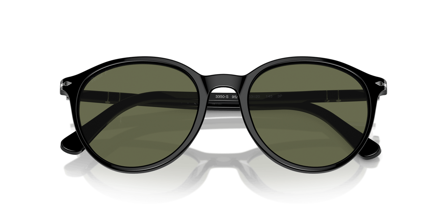 משקפי שמש פרסול שחור-פולאר ירוק | PERSOL PO3350S Black-Polar Green
