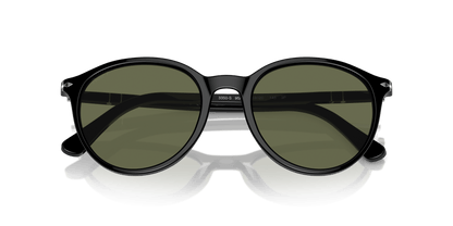 משקפי שמש פרסול שחור-פולאר ירוק | PERSOL PO3350S Black-Polar Green