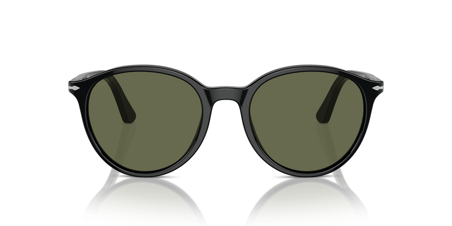 משקפי שמש פרסול שחור-פולאר ירוק | PERSOL PO3350S Black-Polar Green