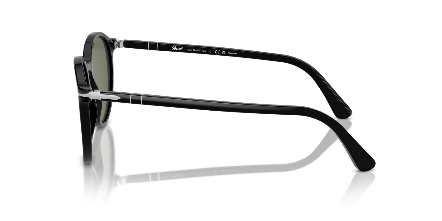 משקפי שמש פרסול שחור-פולאר ירוק | PERSOL PO3350S Black-Polar Green