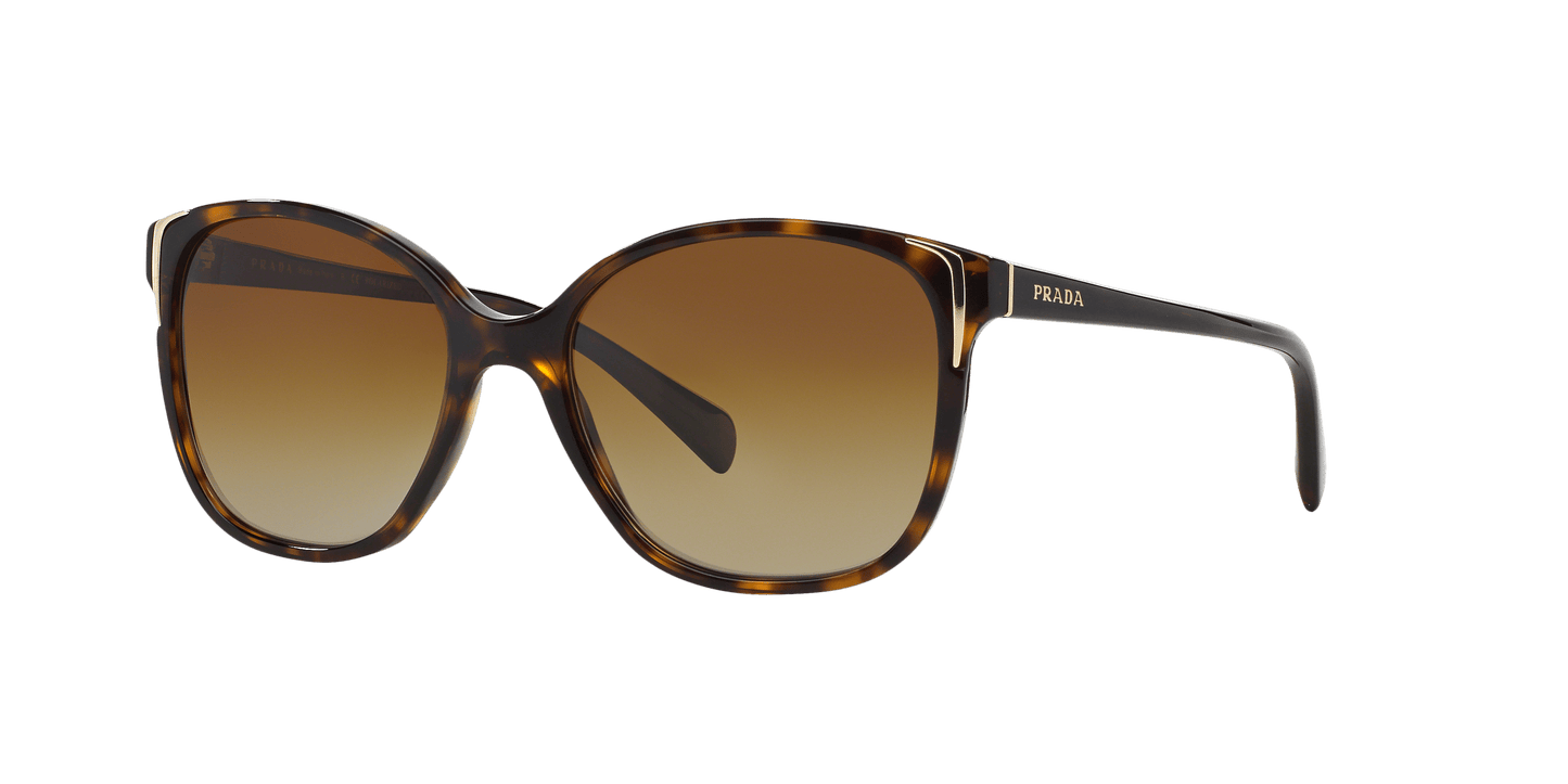 PRADA PR 01OS Conceptual Havana-Polarized Brown Gradient Sunglasses