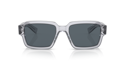 Prada PR 02ZS Transparent Grey-Blue Sunglasses