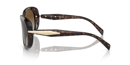Prada Sunglasses Tortoise-Polar Brown Gradient | PRADA PR 04ZS Tortoise-Polar Brown Gradient