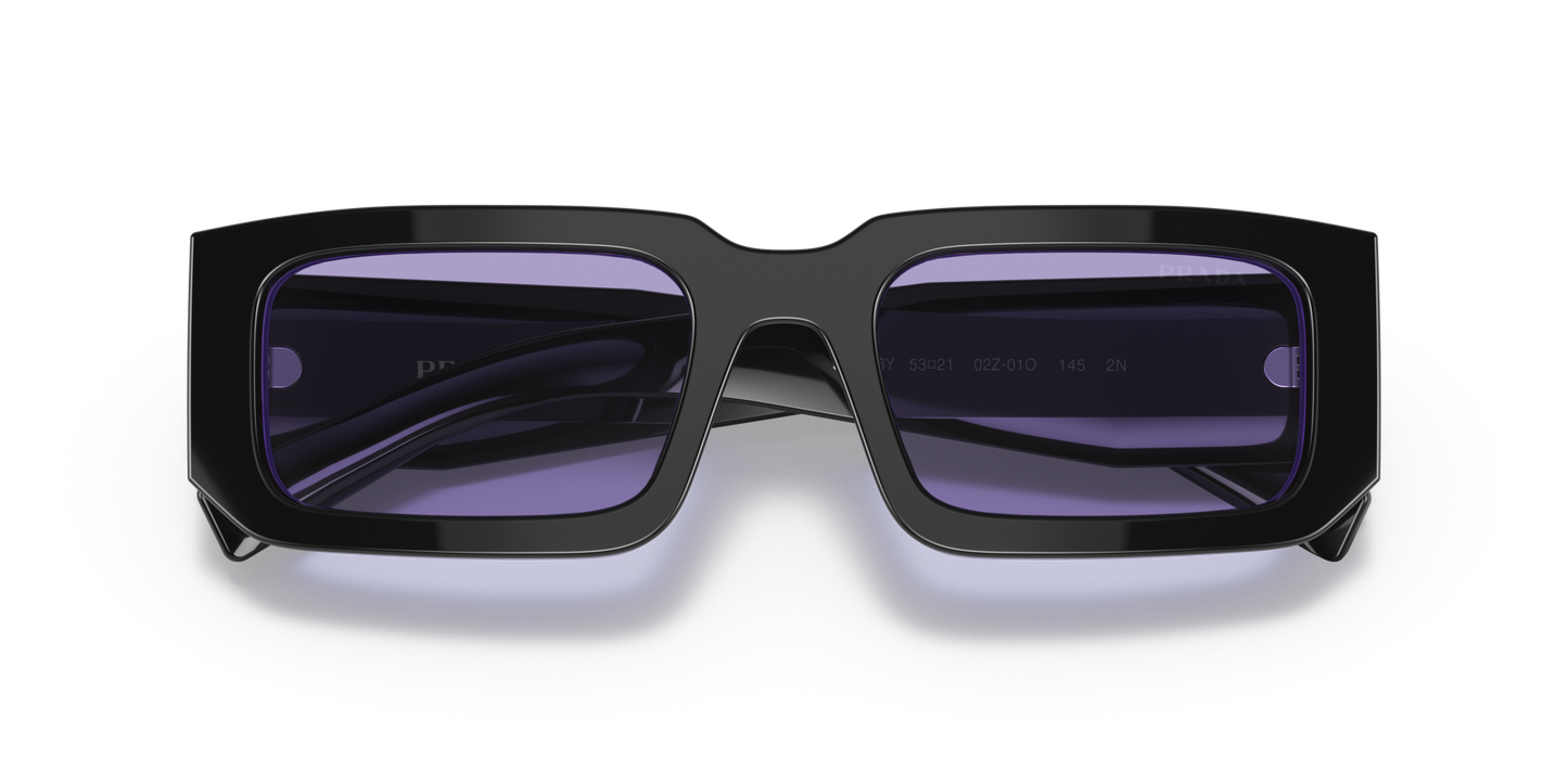 Prada Sunglasses Black/Blue-Violet | PRADA PR 06YS Black/Blue-Violet