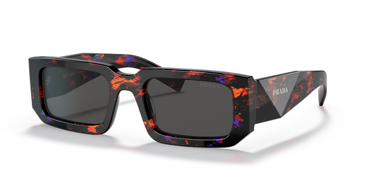 Prada Abstract Orange-Dark Grey Sunglasses | PRADA PR 06YS Abstract Orange-Dark Grey