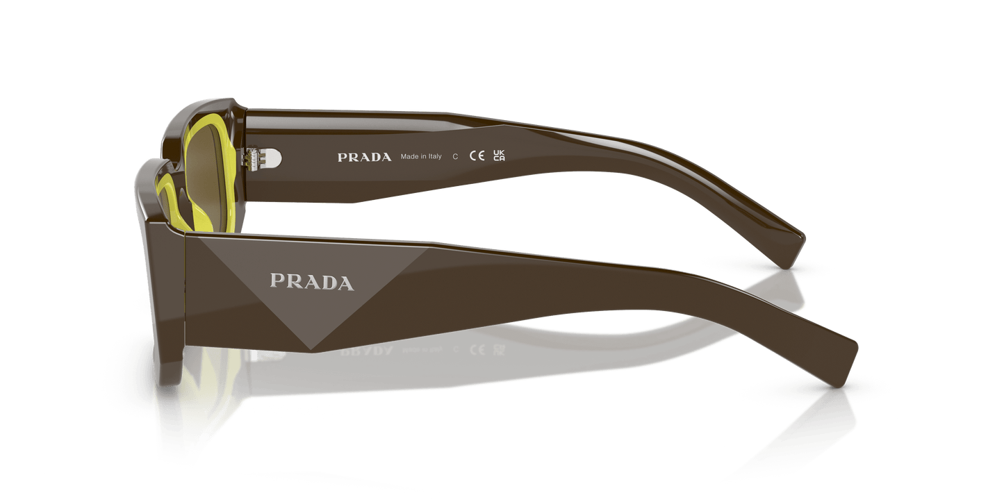 Sunglasses Prada Loden/Cedar-Dark Brown | PRADA PR 06YS Loden/Cedar-Dark Brown