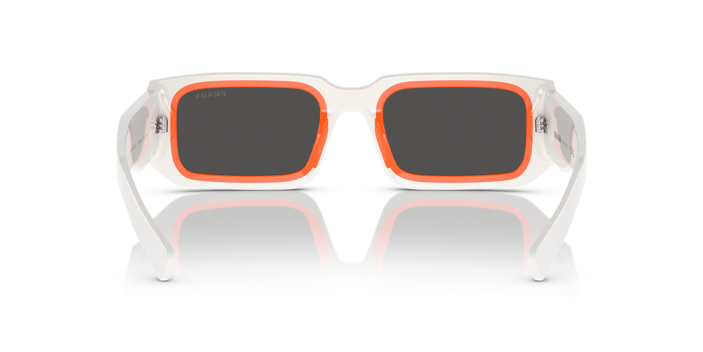 Prada Sunglasses Talc/Orange-Dark Grey | PRADA PR 06YS Talc/Orange-Dark Grey
