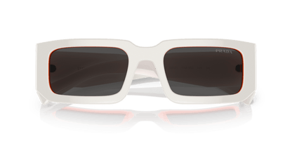 Prada Sunglasses Talc/Orange-Dark Grey | PRADA PR 06YS Talc/Orange-Dark Grey