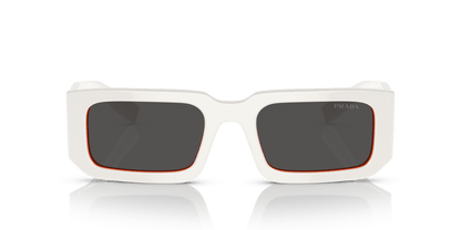 Prada Sunglasses Talc/Orange-Dark Grey | PRADA PR 06YS Talc/Orange-Dark Grey