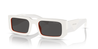 Prada Sunglasses Talc/Orange-Dark Grey | PRADA PR 06YS Talc/Orange-Dark Grey