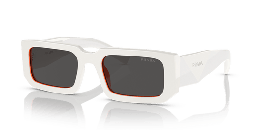 Prada Sunglasses Talc/Orange-Dark Grey | PRADA PR 06YS Talc/Orange-Dark Grey