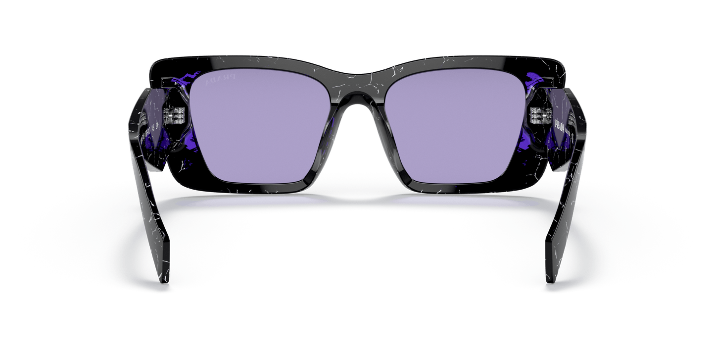 Prada Havana Sunglasses Black/White-Violet | PRADA PR 08YS Havana Black/White-Violet