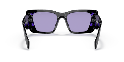 Prada Havana Sunglasses Black/White-Violet | PRADA PR 08YS Havana Black/White-Violet