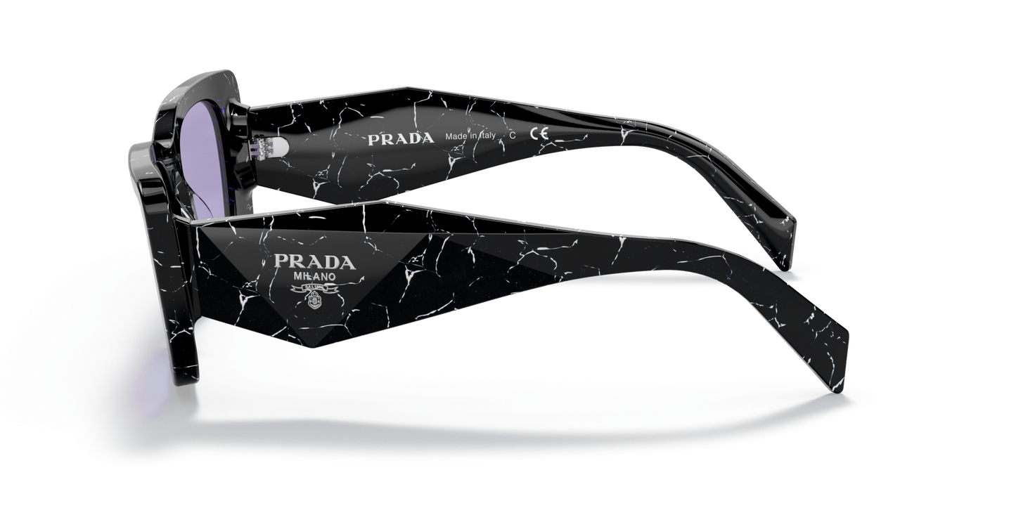 Prada Havana Sunglasses Black/White-Violet | PRADA PR 08YS Havana Black/White-Violet