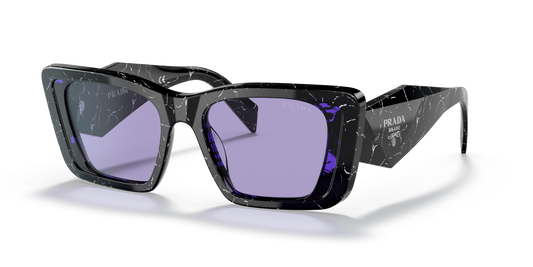 Prada Havana Sunglasses Black/White-Violet | PRADA PR 08YS Havana Black/White-Violet