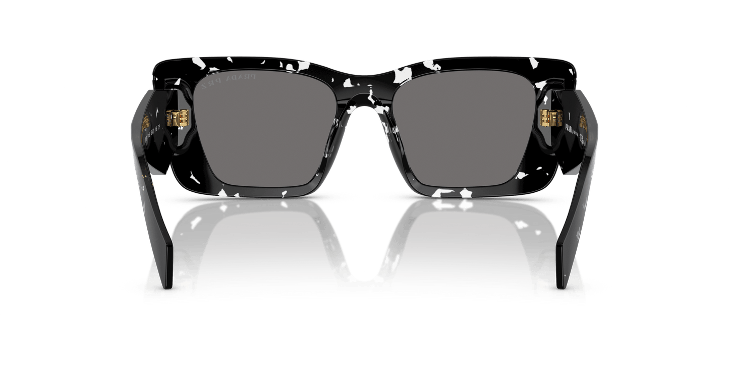Prada Sunglasses Black Crystal Tortoise-Dark Grey Polarized | PRADA PR 08YS Black Crystal Tortoise-Dark Grey Polarized