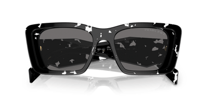 Prada Sunglasses Black Crystal Tortoise-Dark Grey Polarized | PRADA PR 08YS Black Crystal Tortoise-Dark Grey Polarized