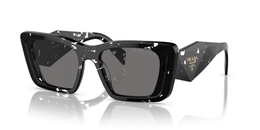 Prada Sunglasses Black Crystal Tortoise-Dark Grey Polarized | PRADA PR 08YS Black Crystal Tortoise-Dark Grey Polarized