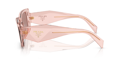 Prada Sunglasses Transparent Peach-Light Brown | PRADA PR 08YS Transparent Peach-Light Brown