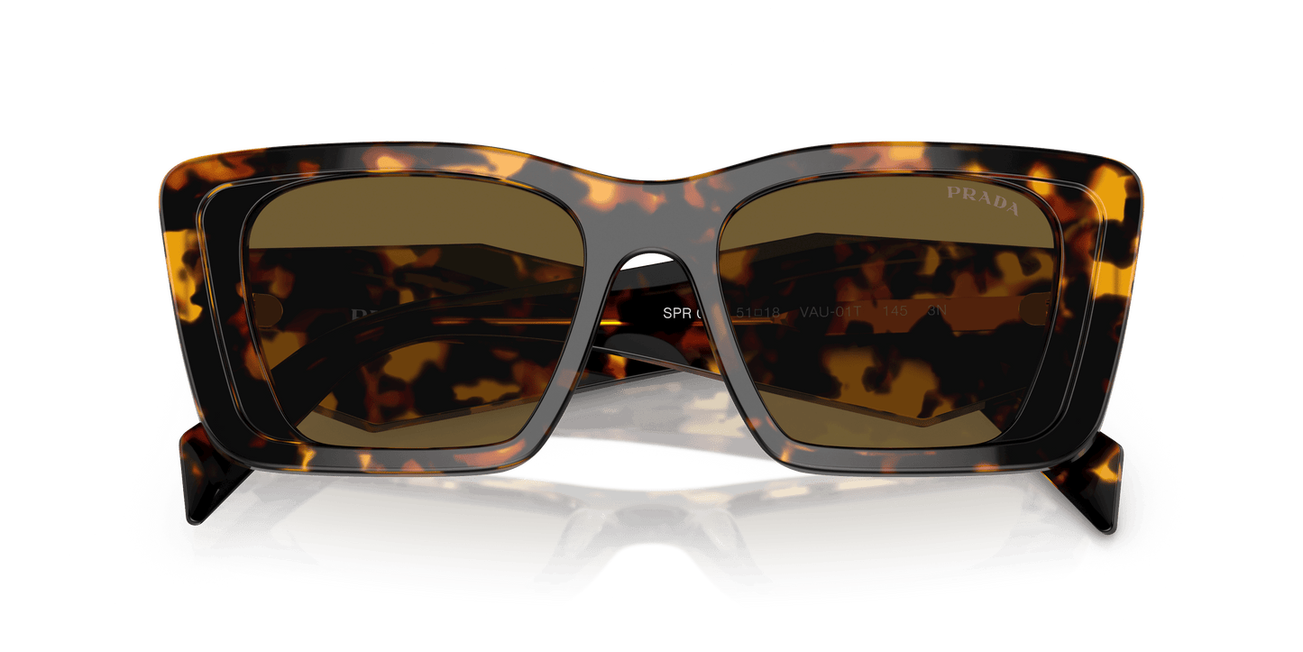Prada Sunglasses Honey Tortoise-Dark Brown | PRADA PR 08YS Honey Tortoise-Dark Brown