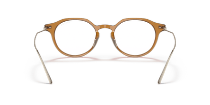 Prada PR 12YS Opal Honey-Clear Blue Light Filter