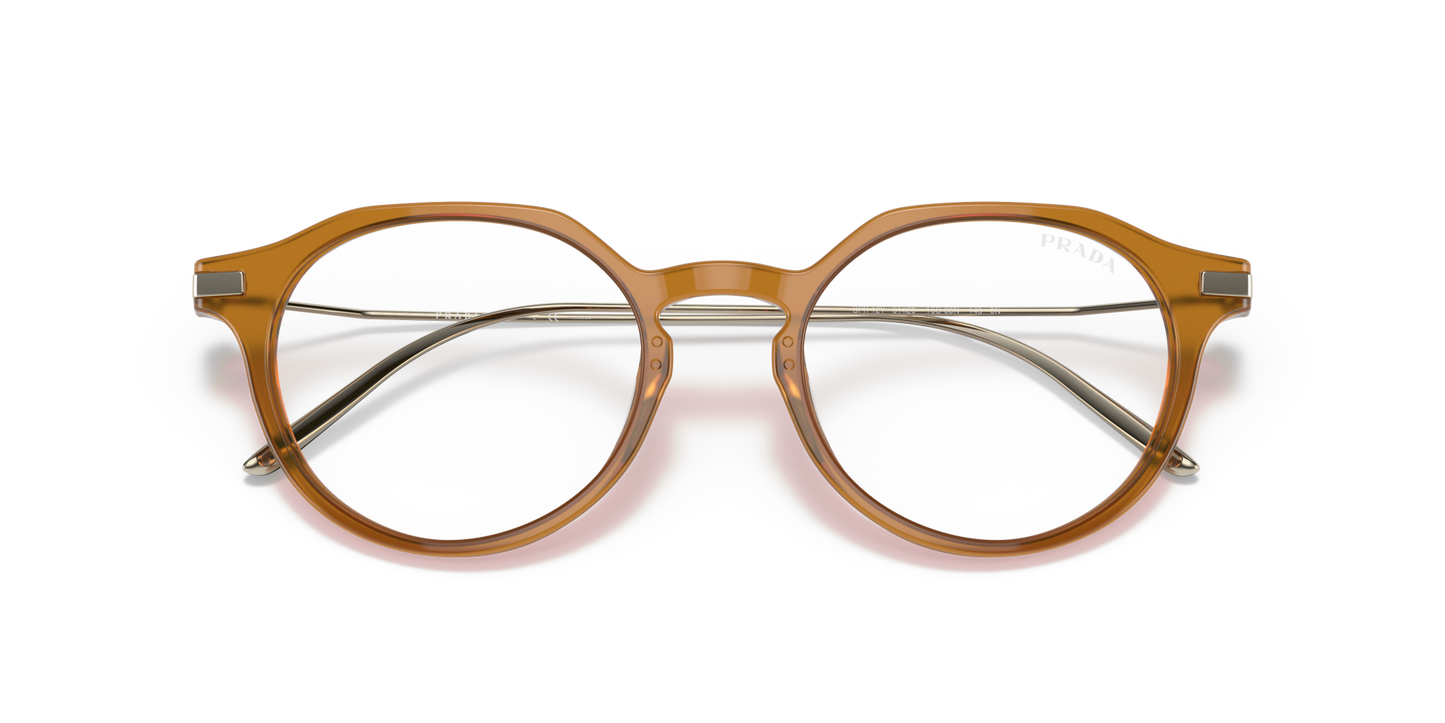 Prada PR 12YS Opal Honey-Clear Blue Light Filter