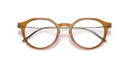 Prada PR 12YS Opal Honey-Clear Blue Light Filter