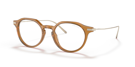 מסנן אור כחול צלול אופל משקפי שמש פראדה | Prada PR 12YS Opal Honey-Clear Blue Light Filter