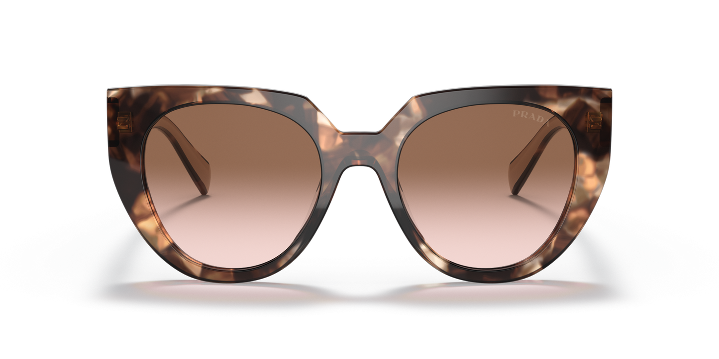 Prada Sunglasses Caramel Tortoise/Powder-Brown Gradient | PRADA PR 14WS Caramel Tortoise/Powder-Brown Gradient
