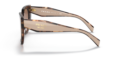 Prada Sunglasses Caramel Tortoise/Powder-Brown Gradient | PRADA PR 14WS Caramel Tortoise/Powder-Brown Gradient