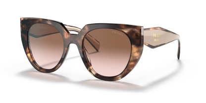 Prada Sunglasses Caramel Tortoise/Powder-Brown Gradient | PRADA PR 14WS Caramel Tortoise/Powder-Brown Gradient