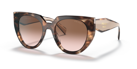 Prada Sunglasses Caramel Tortoise/Powder-Brown Gradient | PRADA PR 14WS Caramel Tortoise/Powder-Brown Gradient